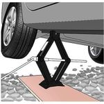 Generic 2 Ton Car Jack with Hand Crank, Safety Stand for Car Tire Changing - image 3