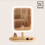 Fashion LED Adjustable 3-Color Cosmetic Mirror With Illumination