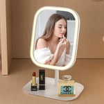 Fashion LED Adjustable 3-Color Cosmetic Mirror With Illumination - image 3