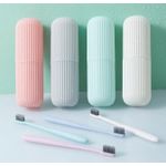 product_image_name-AD-2 in 1 Multifunctional Toothbrush holder and Cup - Multicolor -1