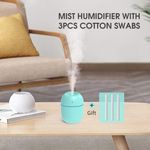 Generic Small Mini Desktop USB Humidifier Nebulizer,Portable Car Aroma Oil Diffuser,220ml,3 Cotton Swabs - image 3