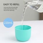 Generic Small Mini Desktop USB Humidifier Nebulizer,Portable Car Aroma Oil Diffuser,220ml,3 Cotton Swabs - image 4