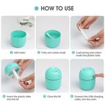 Generic Small Mini Desktop USB Humidifier Nebulizer,Portable Car Aroma Oil Diffuser,220ml,3 Cotton Swabs - image 5