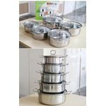 Generic Durable Stainless Steel Kitchen Cookware Set - image 2
