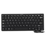 Lenovo Mini Wired USB Keyboard - Compact 78 Keys - Slim Portable - Black