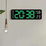 product_image_name-Generic-9 Inch Large Digital Wall Clock USB Powered TEMP Humidity Week Auto Dimmer DST Table Clock 12/24H Electronic LED Alarm Clock-1