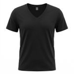 Fashion Women's 4-Piece V-Neck Plain T-Shirt Set - Sky Blue/Black/Brown/Gray - image 3