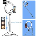 product_image_name-VIC-10" Ring Fill Light LED Dimming With Stretch Tripod-1
