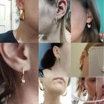 product_image_name-SXCHEN-6 Pairs Of Women's Earrings Jewelry Set -  Gold-6