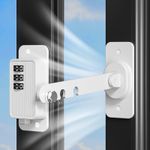 Generic Window Safety Lock, Child Window Safety Lock with Combination,  Adjustable Window Restrictor
