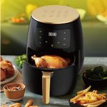 product_image_name-Generic-Air Fryer 6L, Healthy Oilless Electric Cooker , Fryers Oven ,LCD Digital Touch Screen with Precise Temperature Control, 1500W -Black-1