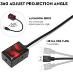 Generic USB Car interior star projector light, romantic decorative ambient light for indoor use, with automatic rotation and breathing light effect - image 6
