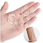 Gm Penis Ring for Men, Delay Ejaculation, Long Lasting Erection Ring, Sex Toys - 3 Pcs