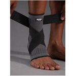 product_image_name-Generic-Ankle Compression Strap Foot Joint Protective Tape Support for Soccer Basketball - Black/Ankle Sleeve + Bandage/S/M-1