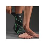 product_image_name-Generic-Ankle Compression Strap Foot Joint Protective Tape Support for Soccer Basketball - Black/Ankle Sleeve + Bandage/S/M-2