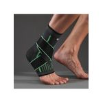 product_image_name-Generic-Ankle Compression Strap Foot Joint Protective Tape Support for Soccer Basketball - Black/Ankle Sleeve + Bandage/S/M-3