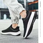 product_image_name-CFZIYOU-Men's Sneakers Breathable Anti-Slip Running Sneakers-Grey-5