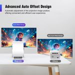 Feud London Smart Ultra HD Portable Mini Projector with 180° Rotation Stand - image 5