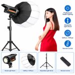 Generic Professional Studio Continuous Light with Lantern Softbox Adjustable Light Stand & Remote