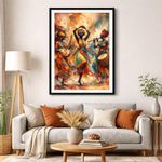 product_image_name-Generic-African Dance Harmony Wall Art Black Wooden Frame-2
