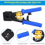 Generic RJ45 Crimping Tool Kit for Cat6 Cat5E Cat5,Multifunctional Ethernet Network Cable Crimper - image 3