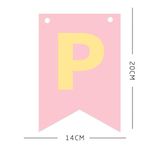 product_image_name-Generic-20×14cm Happy Birthday Banner/Paper Banner and Ribbon String/Rope(White&Gold)-GH-2