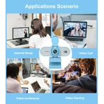 Generic Clear 2K Webcam  Mini USB Web Camera With Microphones Web Cam Cover For Video Chats And Virtual Conferences For Desktop Laptop Computer - image 4