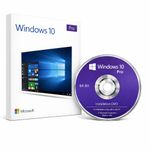 Microsoft Windows 10 Professional 64Bit OEM DVD  Full Package, Lifetime Activation  For one PC