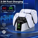Generic PS5 wireless controller charging dock,PS5 game controller charger - image 2