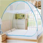 product_image_name-Generic-Pop Up Mosquito Net Tent Foldable Bed Canopy Single Door with Bottom for Bed Travel Camping Outdoor (1.8 * 2.0m)-2