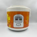 Italian Home 5L Electric Rice Cooker - White/Orange