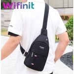 product_image_name-Fashion-NEW Casual Shoulder Sports Sling Chest Bag Crossbody-BLACK - BLACK-1