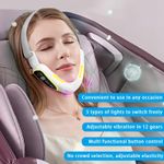 Generic V Face 12-Speed LED Rechargeable Massager,Massage Tool,Facial Home Beauty Device - image 4