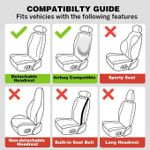 Generic 9-Piece Full-Coverage Leather Seat Cover Set (Front & Rear Rows) - Interior Protection Accessories - Blue - Standard Model - image 7
