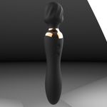Generic Powerful dual sided personal massager with 24 adjustable modes black adult accessory - image 2