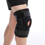 Generic Medical knee brace support for pain and arthritis. Black