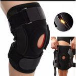 Generic Medical knee brace support for pain and arthritis. Black - image 2