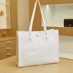 product_image_name-Generic-Fashionable Ladies Tote Bag Handbag Bucket Style Women's Shoulder Bag Retro Crocodile Bag-2