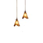 Generic Pendant Glass Hanging Light- 2set - image 3