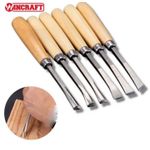 product_image_name-A B Gee-6pcs Professional Wood Sculpting Chisels - Cream-1
