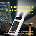 product_image_name-TiLECC-30000mAh Solar Power Bank with 4 Built-in Cables, Large Capacity Outdoor Charger, LED Display & Flashlight-2