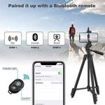 Generic Foldable Tripod, Bluetooth Remote for Selfie, Live & Travel Use - image 5