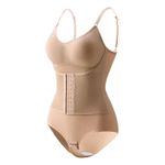 AD Waist Trainer Shaper Tummy Control Breast Push Up Jumpsuit - Multicolours - image 2
