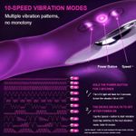 Generic Rechargeable Premium Soft Safe Waterproof Multi G-Spot Silicone Vibrator, 10 Vibration Modes - image 3