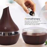 Generic 300ml USB Rechargeable Humidifier - Diffuser for Home Bedroom, Mini Desktop Air Purifier,7 Color Atmospheric Light - image 3
