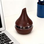 Generic 300ml USB Rechargeable Humidifier - Diffuser for Home Bedroom, Mini Desktop Air Purifier,7 Color Atmospheric Light - image 5