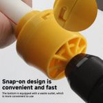 Generic Electric Drill Compatible PVC Pipe Threader Kit,Lnternal Thread Cutter, PVC Thread Cutting Tool, PVC Plastic Pipe Power Tool - image 4