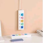 Generic Extension Board 4 Outlet With 2USB Port (8M)-Multicolour - image 2