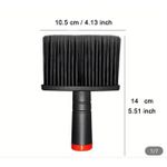 A C R Multifunctional Barber's Dusting Brush - Black - image 2