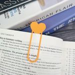 Generic 3D Heart-Shaped Bookmarks – 4-Piece Creative PETG Bookmark Set - image 2